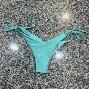 FAE The House Bikini Bottom Womens XS Swim Stretch Tie Side Nylon Spandex